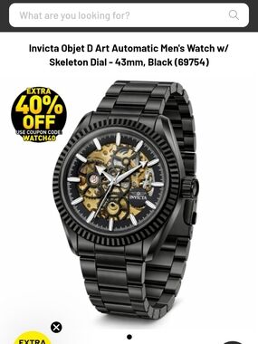 NWOT Invicta Objet D Watch